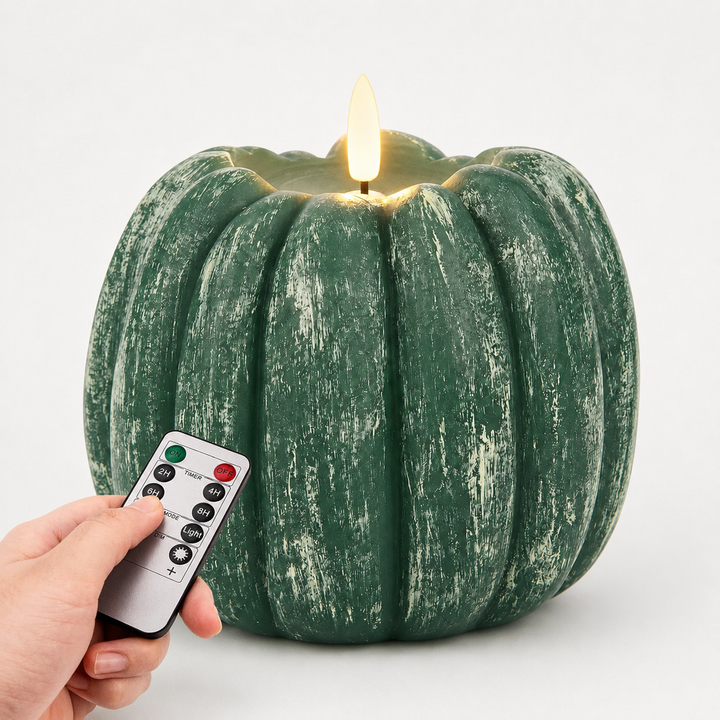 Glovern – Pumpkin-Shaped Cordless Flameless Candle