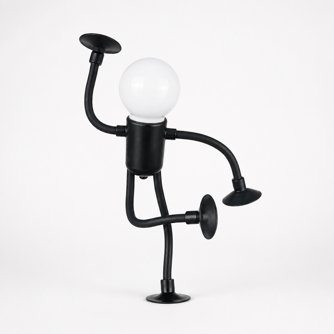 Fu Light – Posable Suction-Cup Figure Night Light (4pcs)