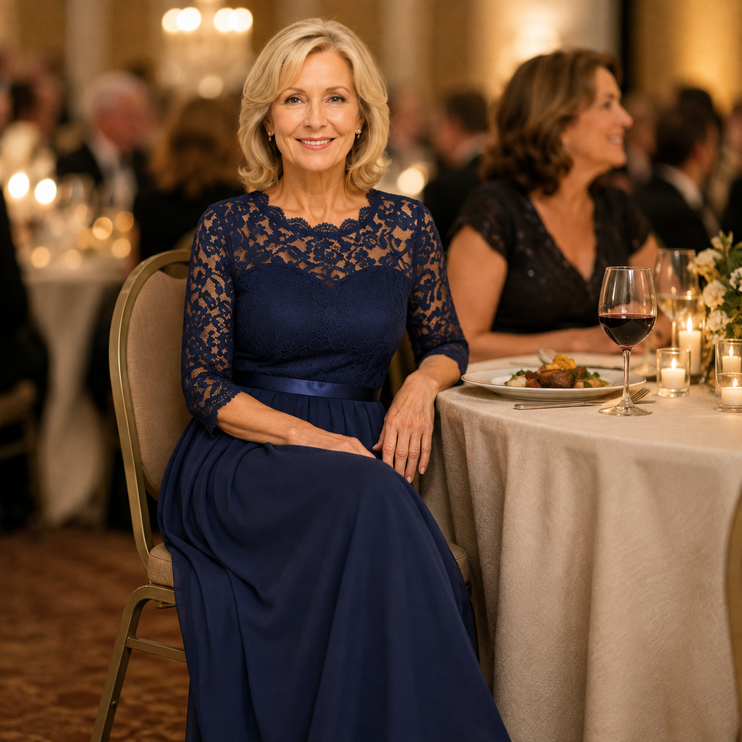 Composure – The Lace Maxi That Falls Into One Long Line