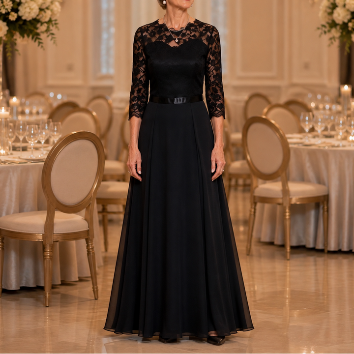 Composure – The Lace Maxi That Falls Into One Long Line
