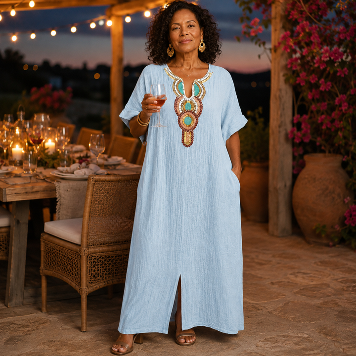 Slitwood – Kaftan That Skims, Never Clings