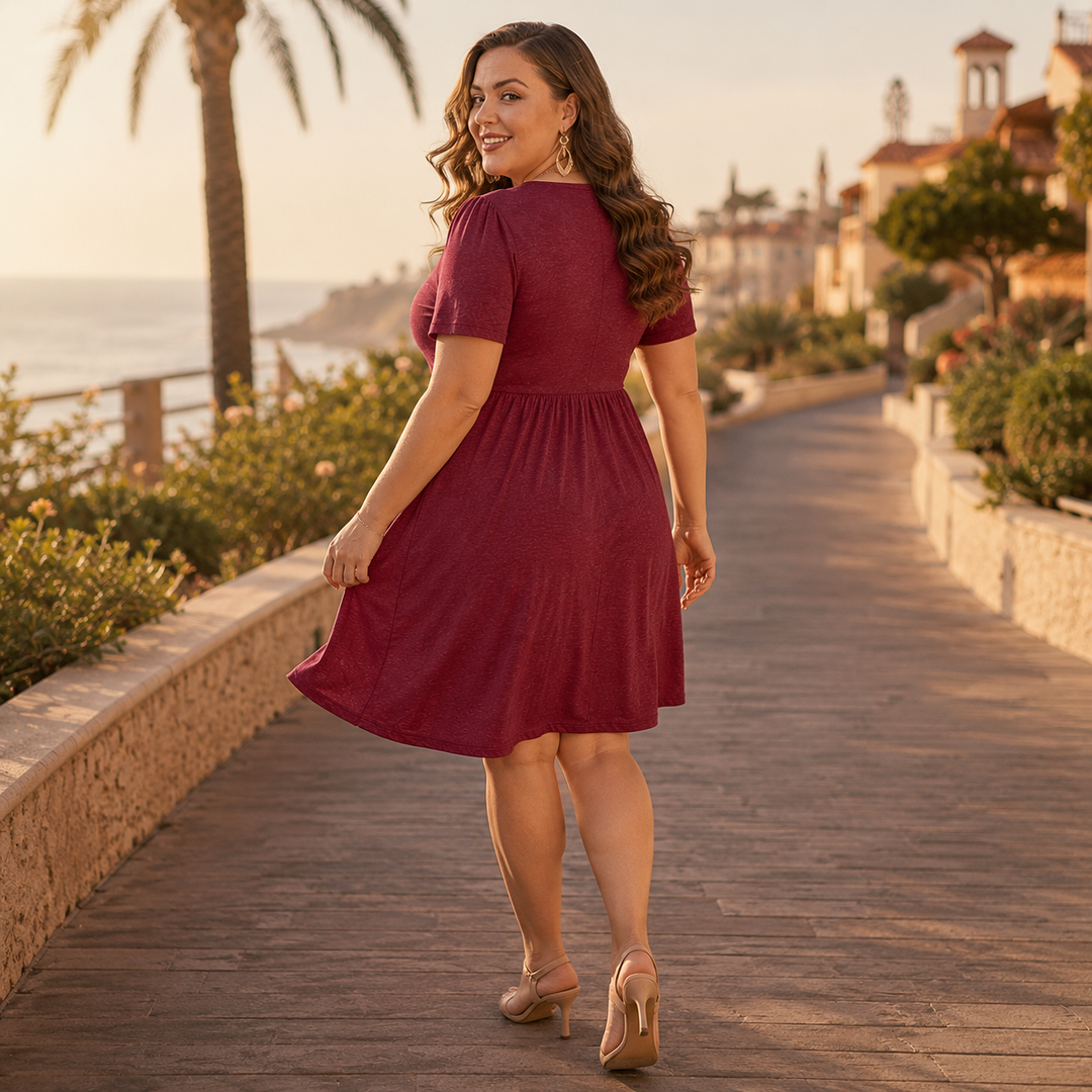 Twistara – The Twist-Front Dress That Skips The Squeeze