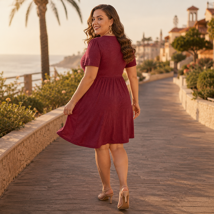 Twistara – The Twist-Front Dress That Skips The Squeeze