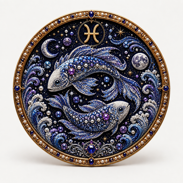 Pearlume – 3D Pearl Zodiac Mosaic Art Kit