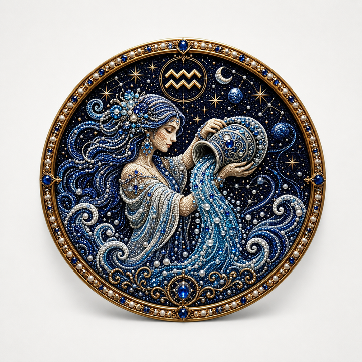Pearlume – 3D Pearl Zodiac Mosaic Art Kit