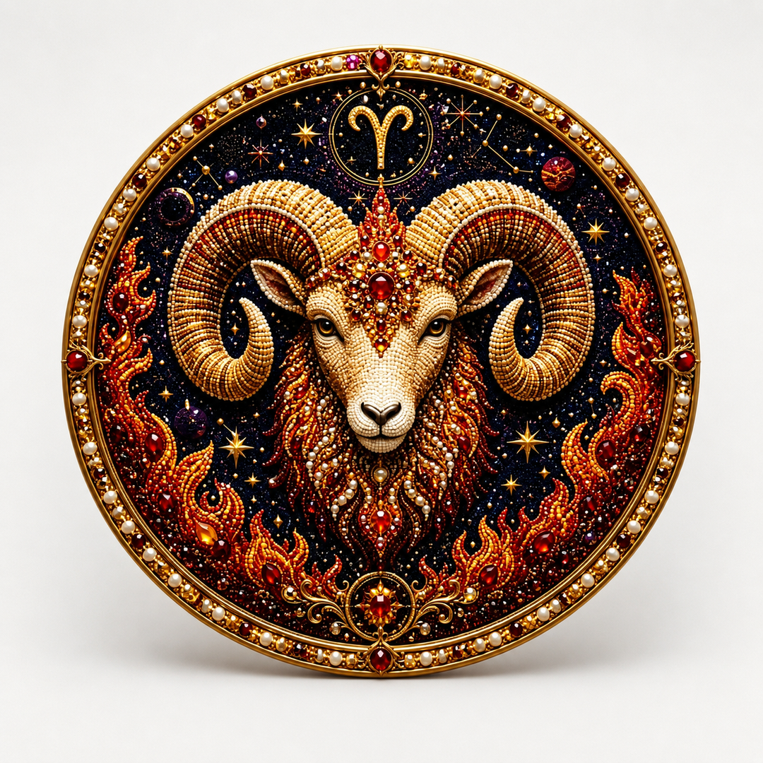 Pearlume – 3D Pearl Zodiac Mosaic Art Kit