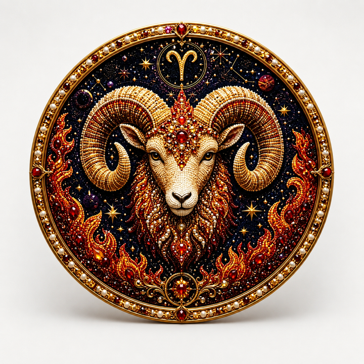 Pearlume – 3D Pearl Zodiac Mosaic Art Kit