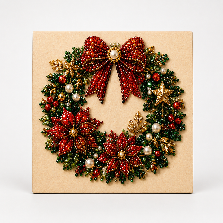 Purlbeam – Multi-Size Pearl Bead Santa Canvas Kit