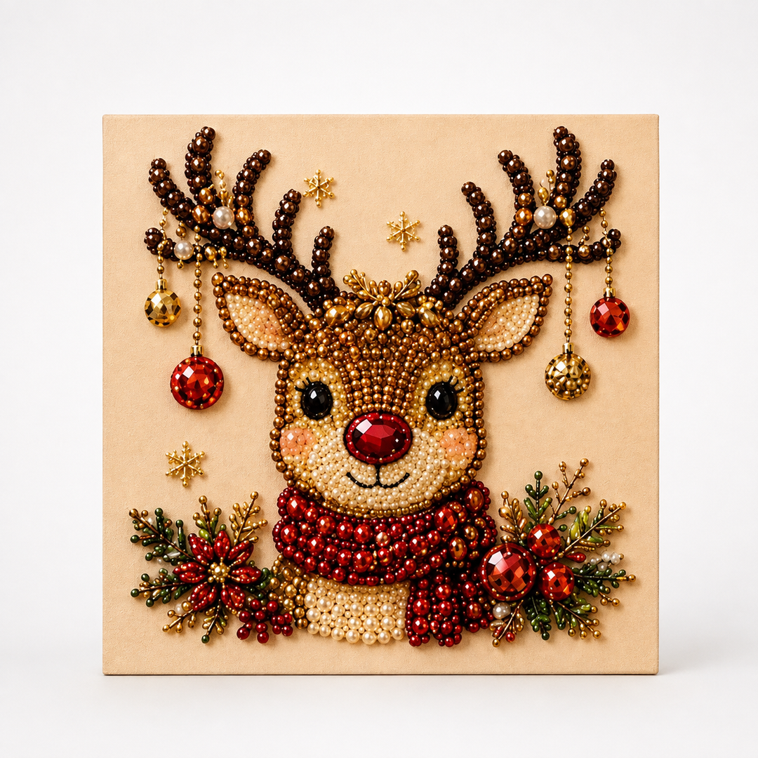 Purlbeam – Multi-Size Pearl Bead Santa Canvas Kit