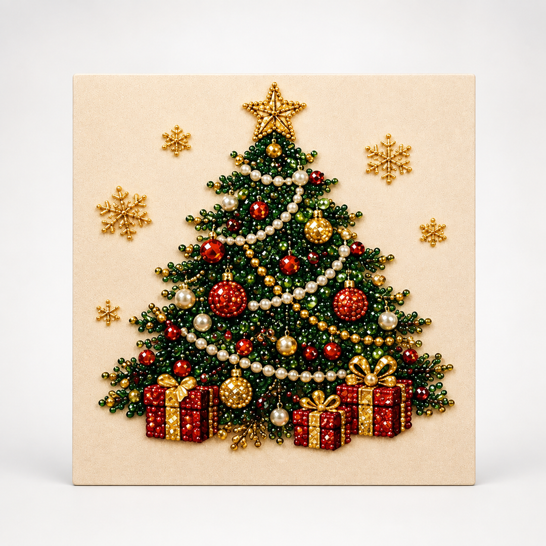 Purlbeam – Multi-Size Pearl Bead Santa Canvas Kit
