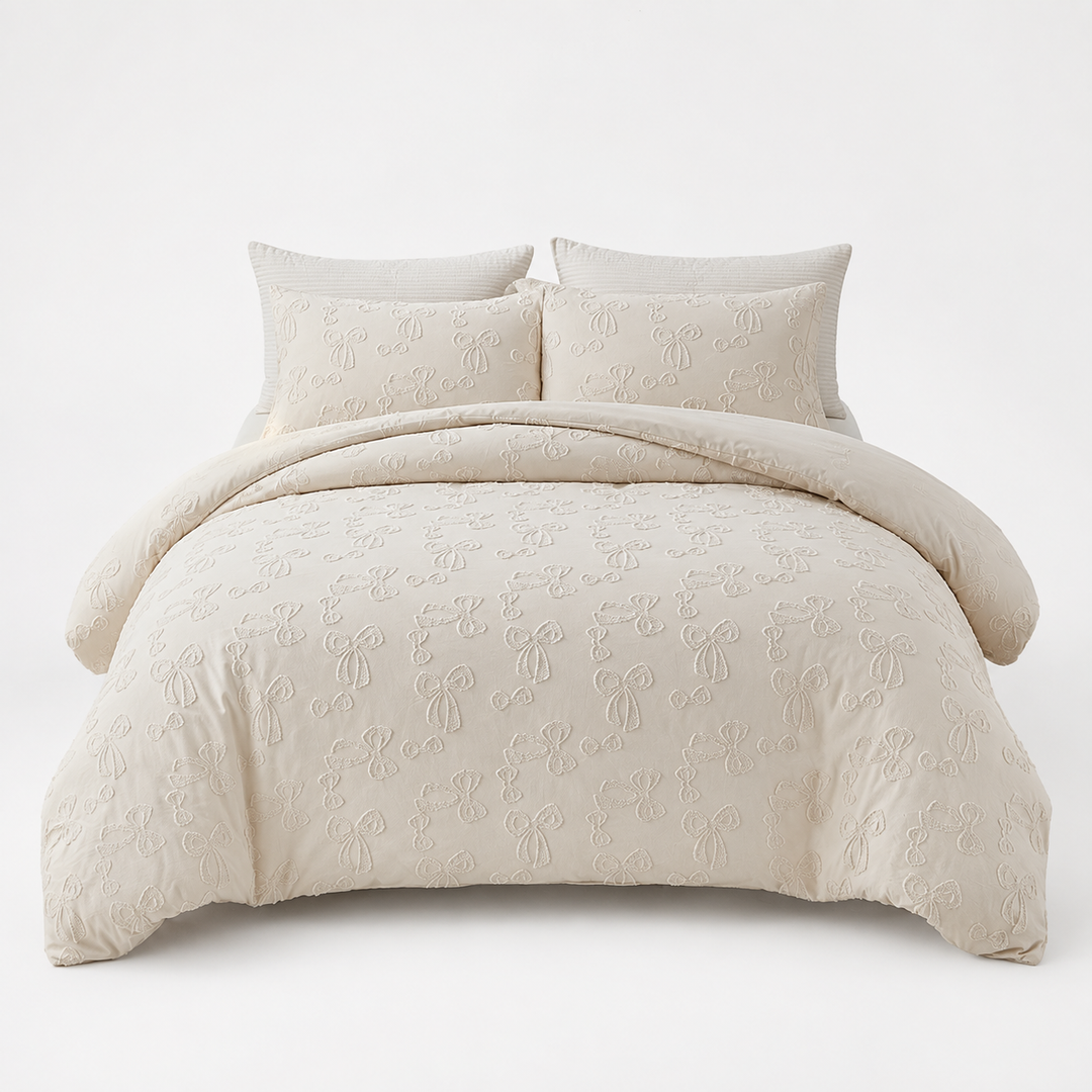 Tuftera – Tufted Leaf Comforter Cover Set