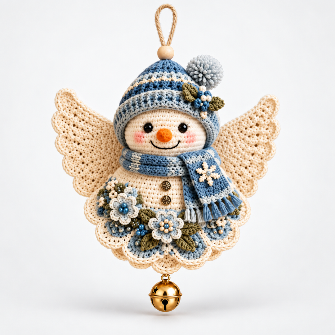Angel & Thread – Crochet Christmas Angel Ornament Kit