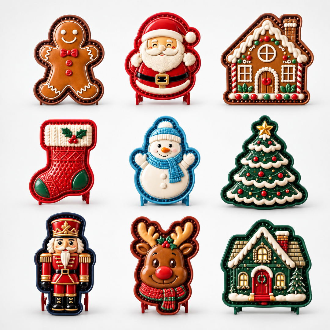Clever & Co – Santa Face Hand Pie Press
