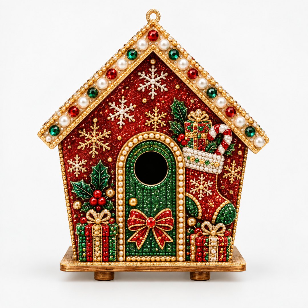 Pearlnoel – 3D Pearl Gingerbread House Craft Kit
