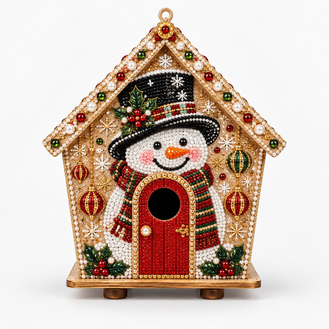 Pearlnoel – 3D Pearl Gingerbread House Craft Kit