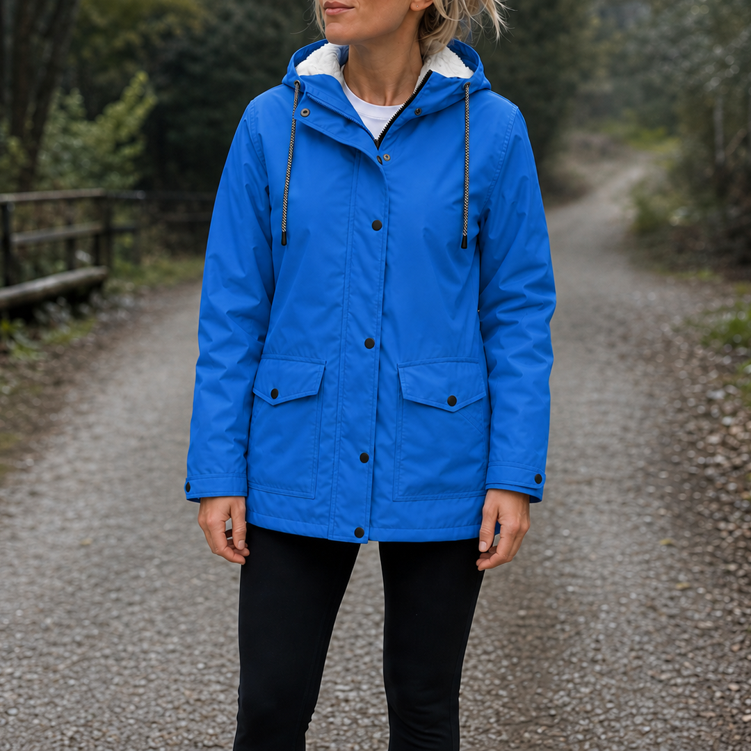 Cozynara – Fleece-Lined Hooded Windproof Jacket