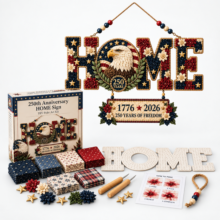 Pokeleigh – Poke-Art Fabric HOME Sign Kit
