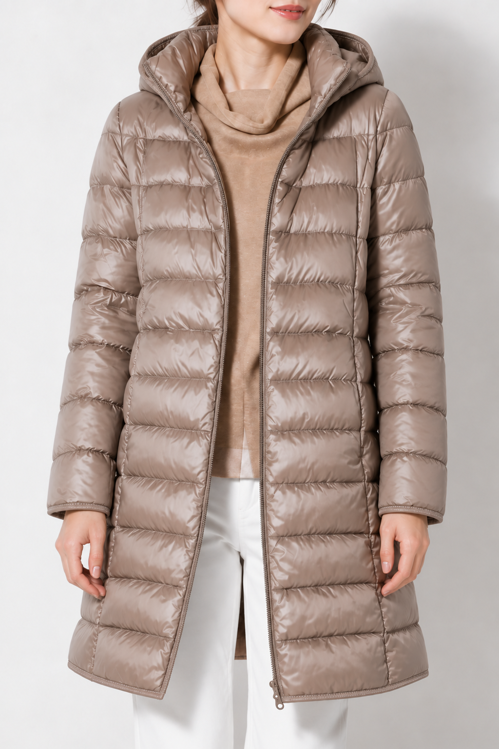 Featherlyte – Detachable-Hood Packable Ultralight Puffer Jacket