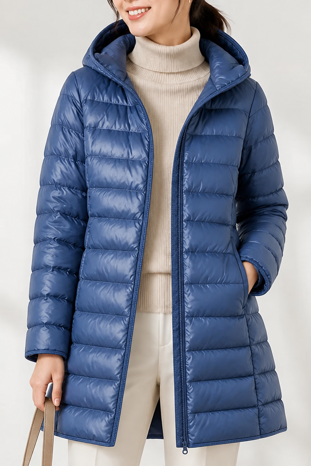 Featherlyte – Detachable-Hood Packable Ultralight Puffer Jacket
