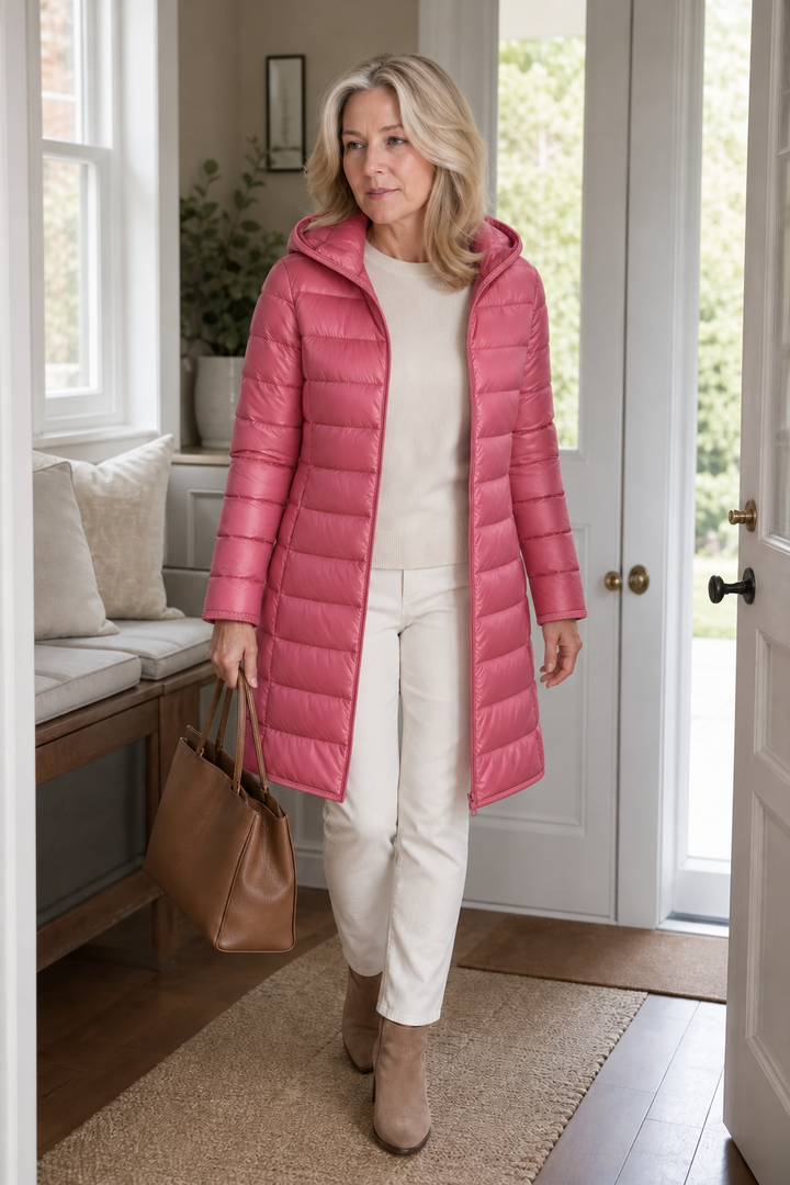 Featherlyte – Detachable-Hood Packable Ultralight Puffer Jacket