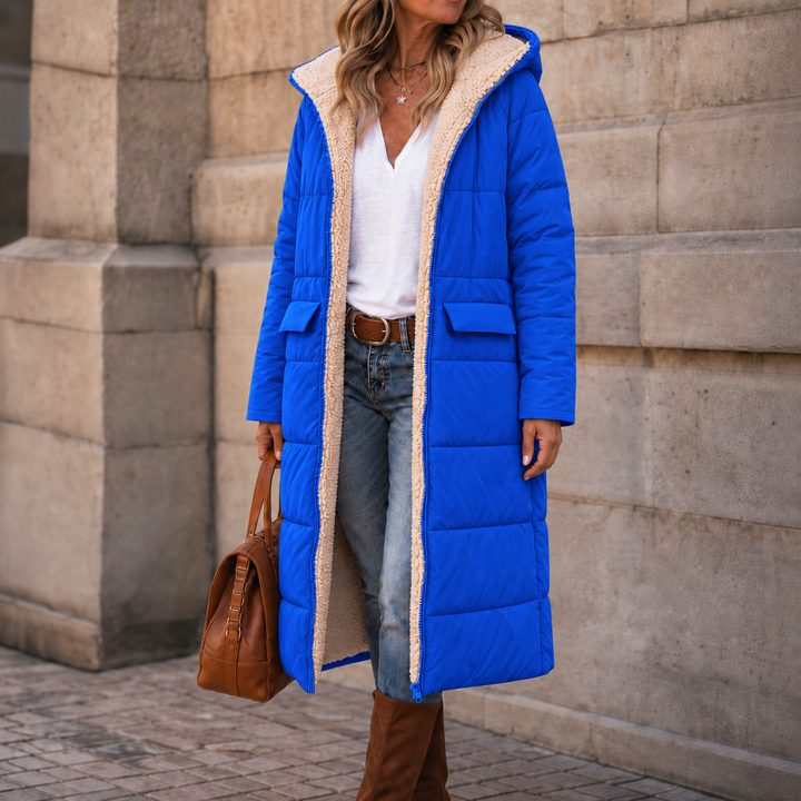 Reversa – Reversible Hooded Long Winter Coat