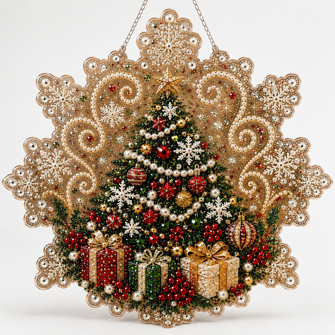 Lumicraft – Special-Shaped Diamond Santa Ornament Kit