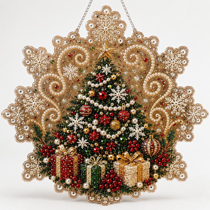 Lumicraft – Special-Shaped Diamond Santa Ornament Kit