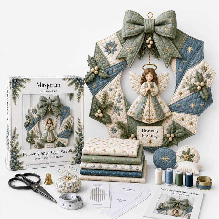 Tuckwreath – Quilted Fabric Wreath Kit