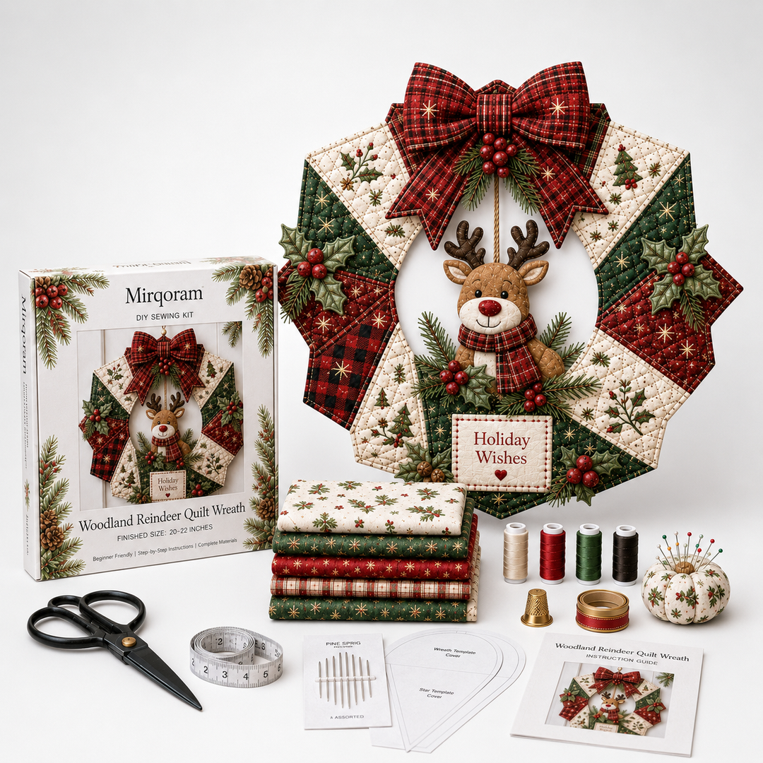 Tuckwreath – Quilted Fabric Wreath Kit
