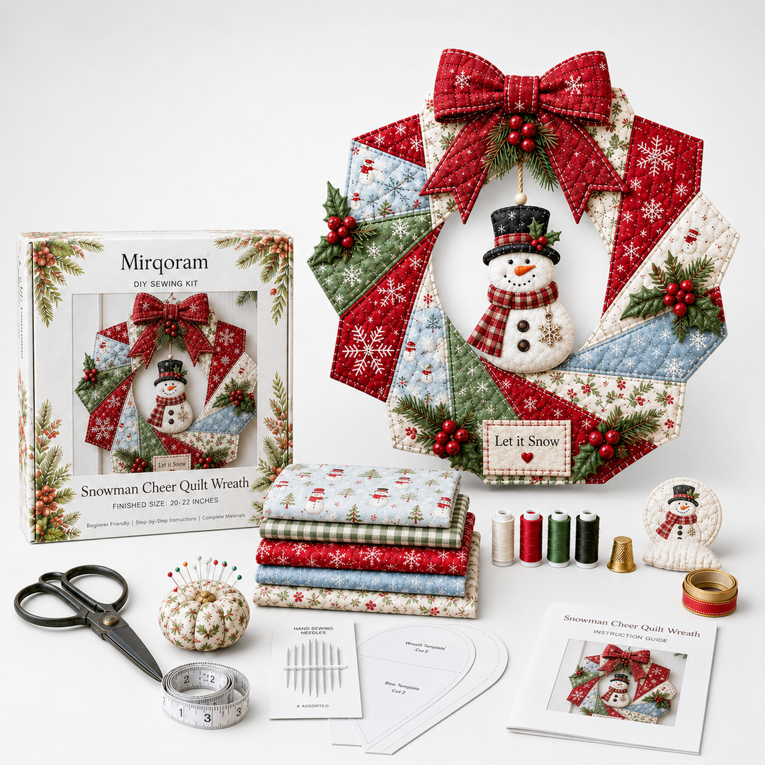 Tuckwreath – Quilted Fabric Wreath Kit