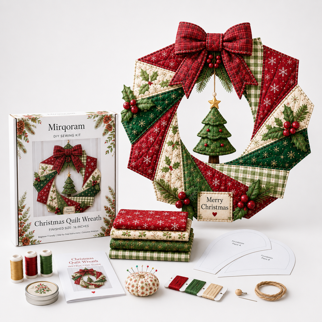 Tuckwreath – Quilted Fabric Wreath Kit