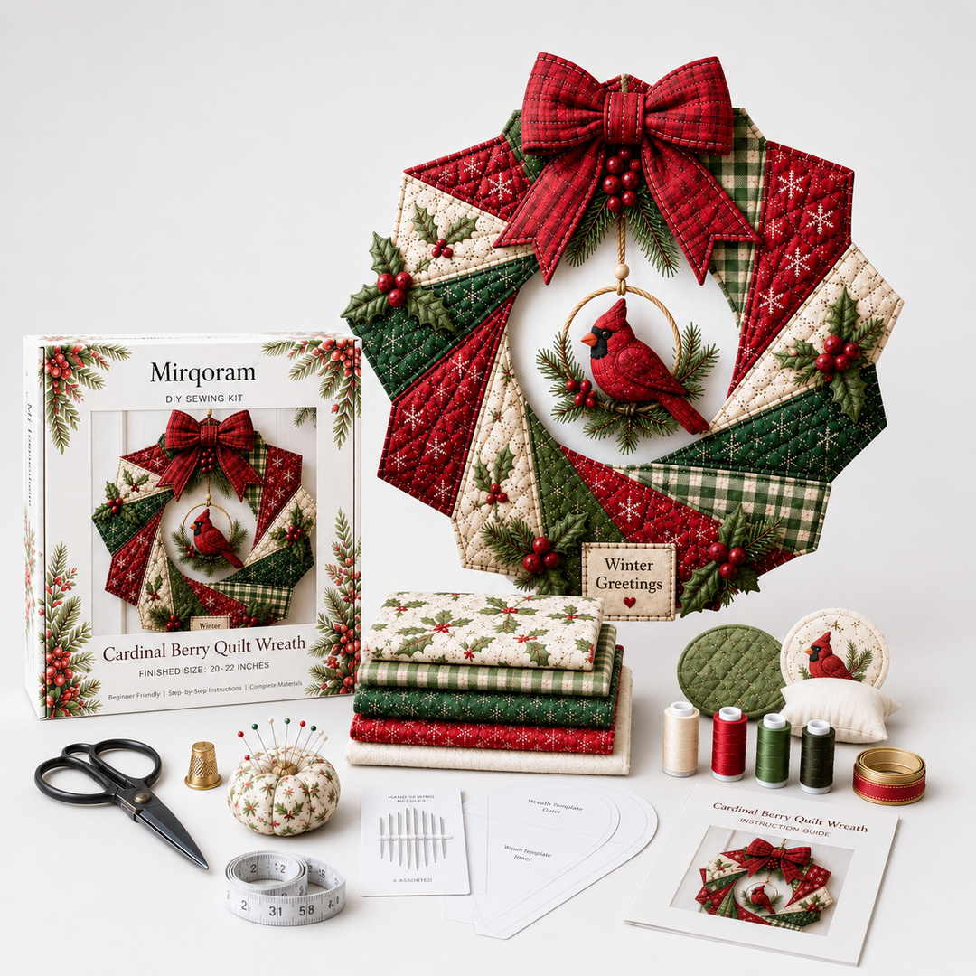 Tuckwreath – Quilted Fabric Wreath Kit