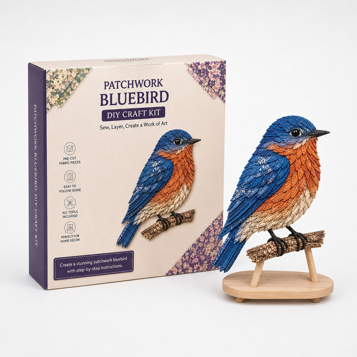 Wingmend – 3D Fabric Patchwork Hummingbird Craft Kit
