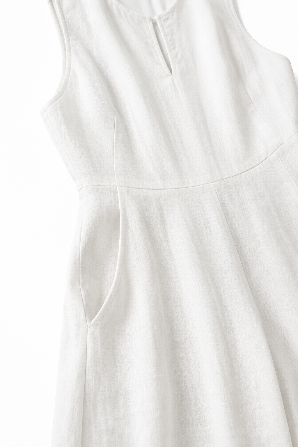 Wearby – Wide-Leg V-Neck Linen Look Jumpsuit