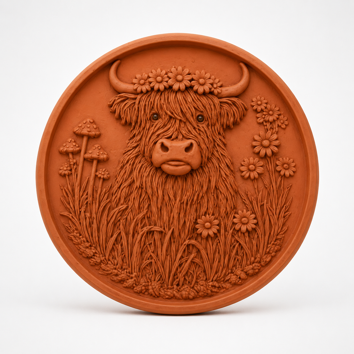 Meadowmark – Highland Cow Garden Stepping Stone Mold