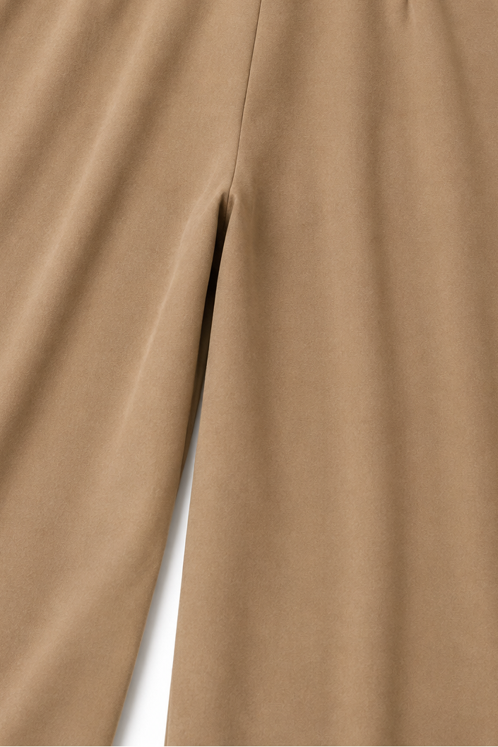Longline – Deep Pleat Wide-Leg Trousers