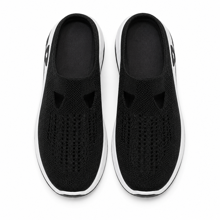 Airessa™ – Breathable Mesh Slip-On Mules with Cushioned Air Sole