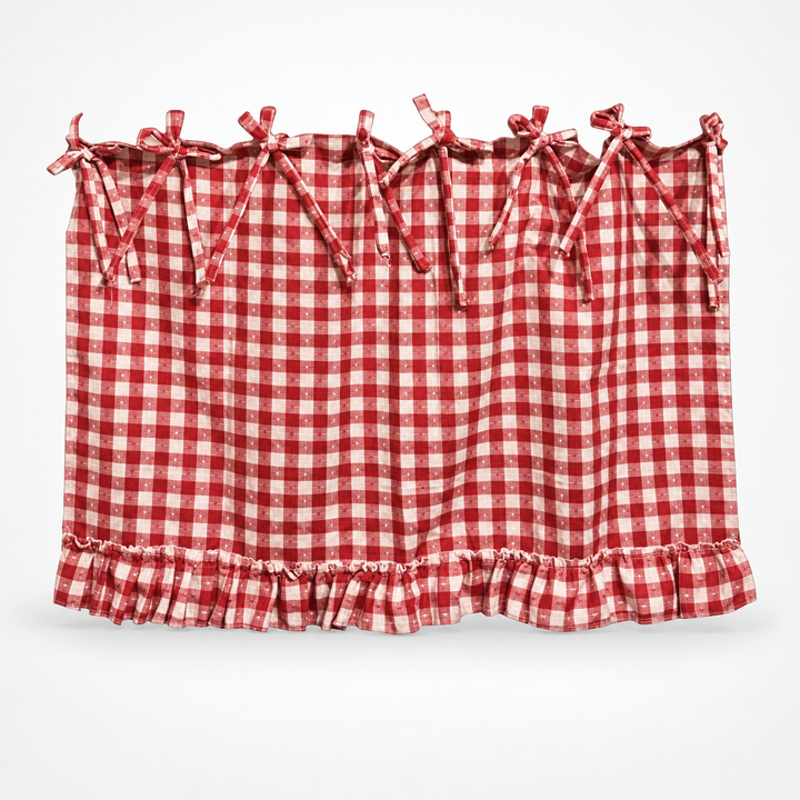 Hearthgrid – Gingham Oven Door Curtain