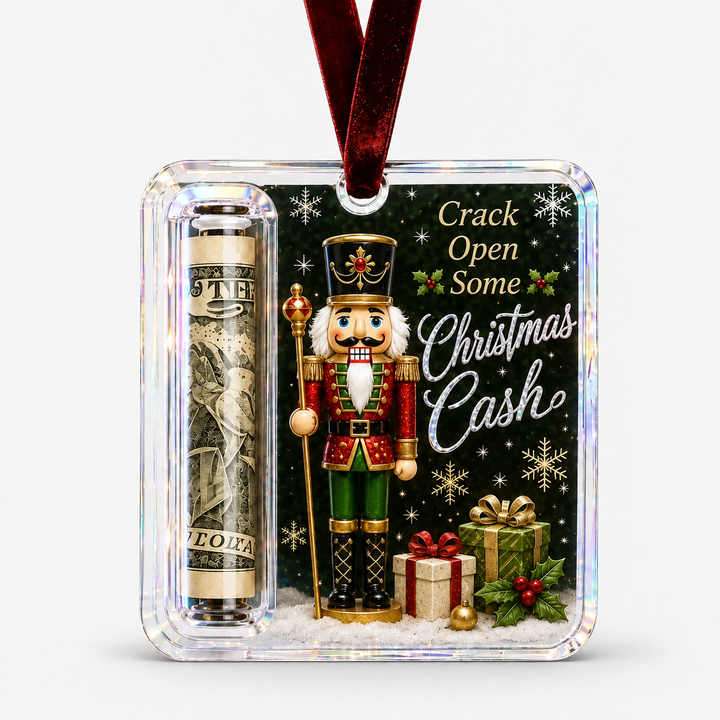 Giftwell – Clear Cash Reveal Christmas Ornament