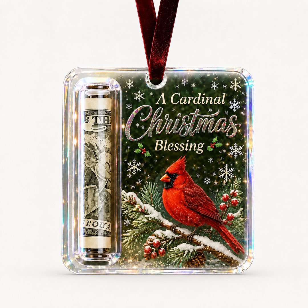 Giftwell – Clear Cash Reveal Christmas Ornament