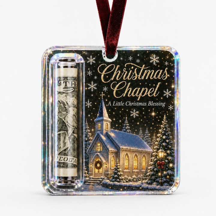 Giftwell – Clear Cash Reveal Christmas Ornament