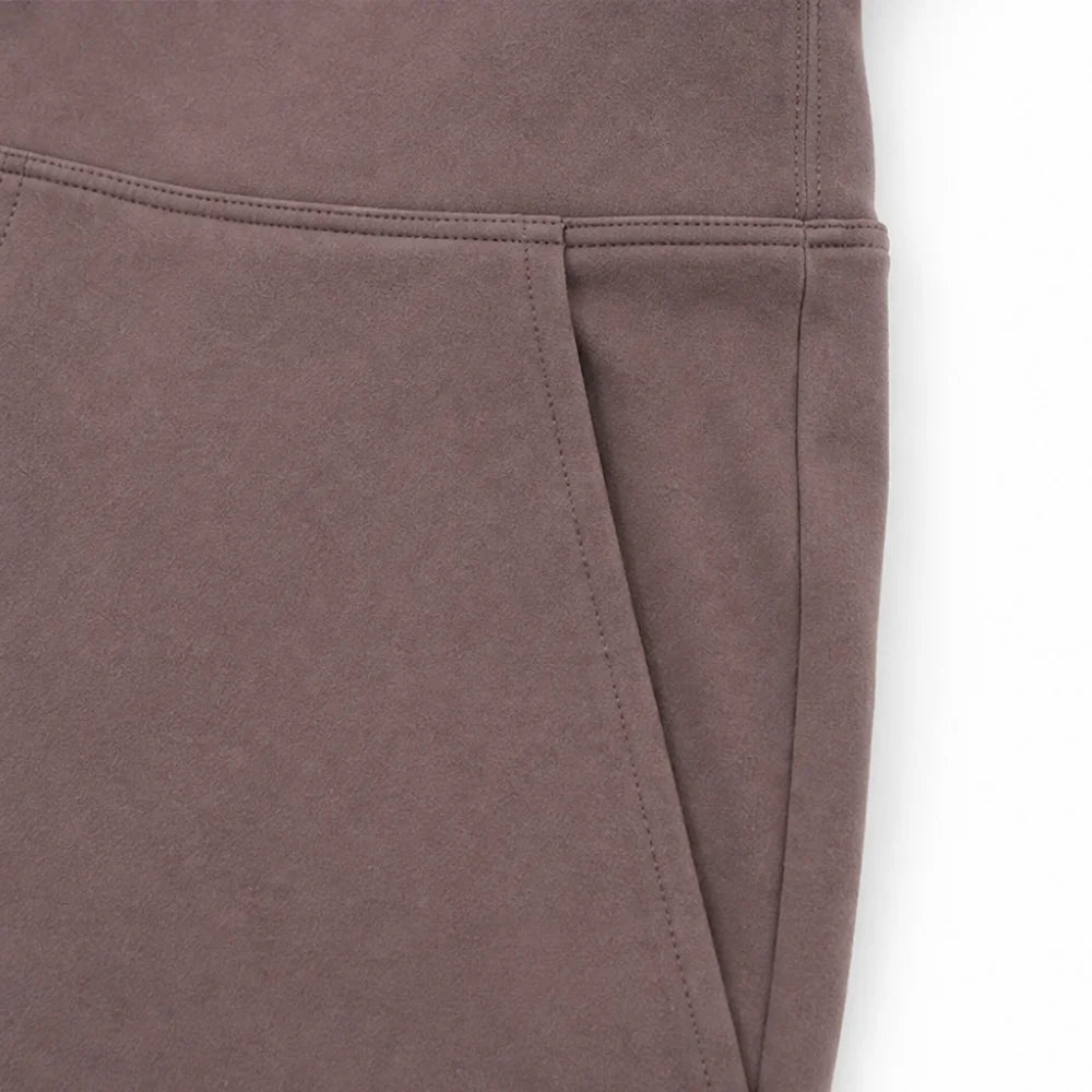Wearbella – High Waisted Tailored Stretch Bermuda Shorts with Pockets