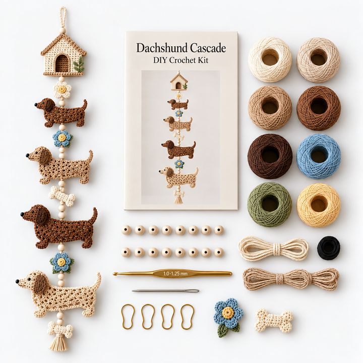 Bloomweave – Hummingbird And Flower Crochet Hanging Kit