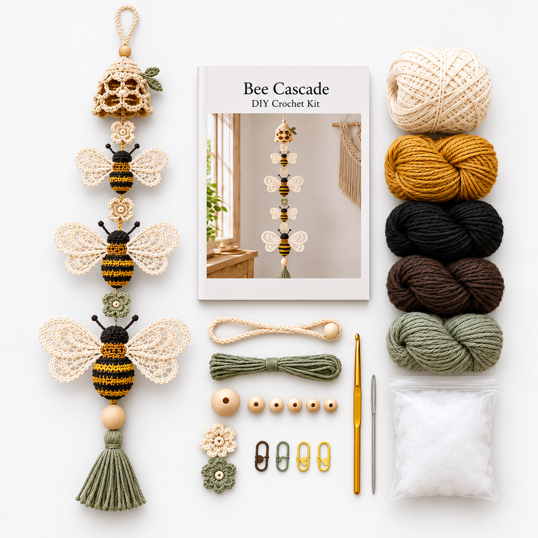 Bloomweave – Hummingbird And Flower Crochet Hanging Kit