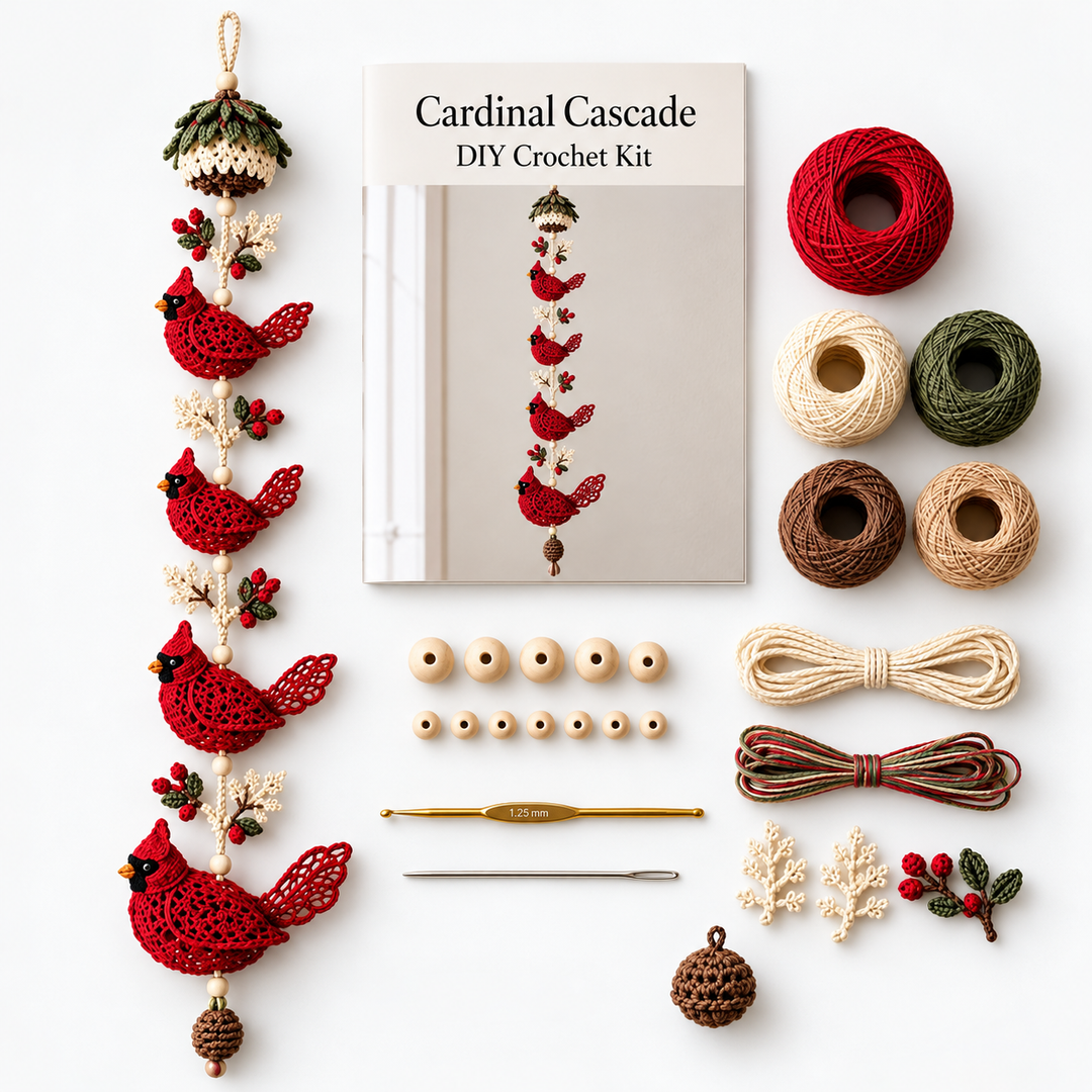 Bloomweave – Hummingbird And Flower Crochet Hanging Kit