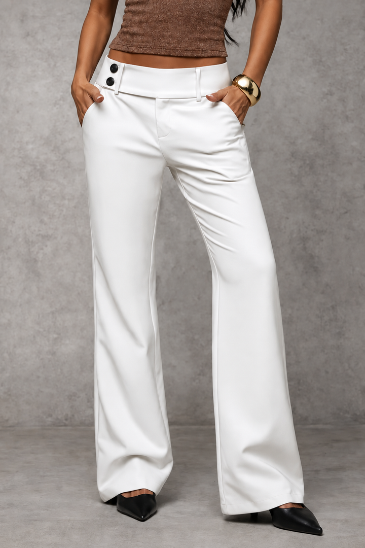 Nolamere – Wide-Leg High-Waisted Dress Trousers