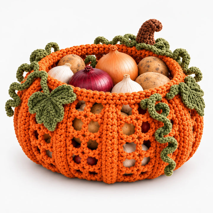 Harvest & Hue – Turkey-Shaped Crochet Basket Kit