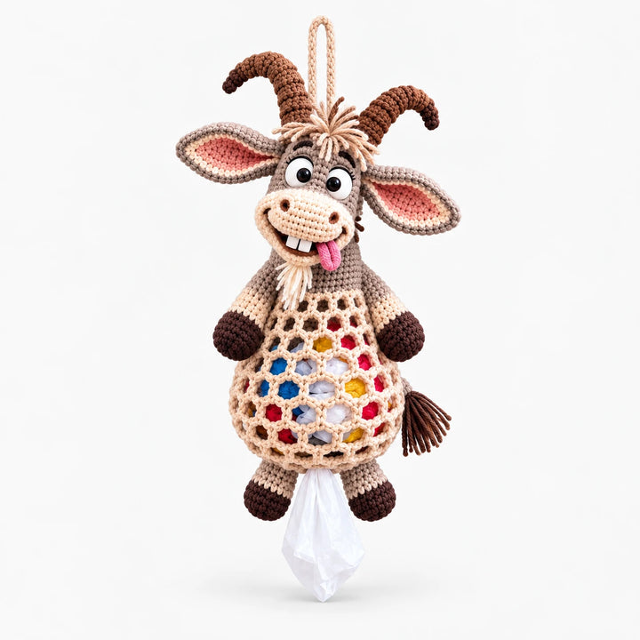 CozyLoop – Crochet Goat Bag Holder Kit