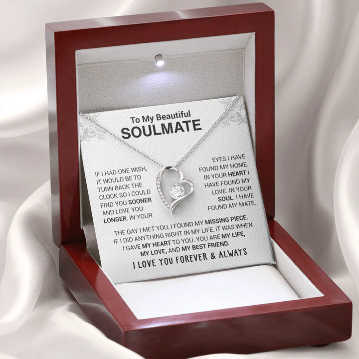 Soulmira™ – Soulmate Heart Necklace with Love Letter