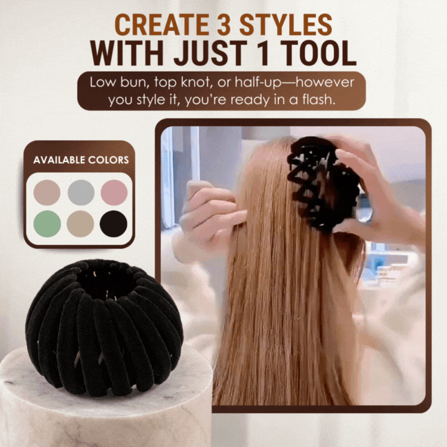 Gripiva™ – Snap-On Bird Nest Hair Clip (1+2 Free)